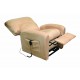 Fauteuil releveur Prestige XXL Herdegen - fibre beige