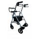 Rollator alu fauteuil de transfert 2 en 1 Sit'n Roll III Herdegen