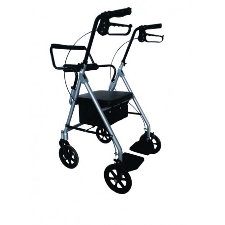 Rollator alu fauteuil de transfert 2 en 1 Sit'n Roll III Herdegen