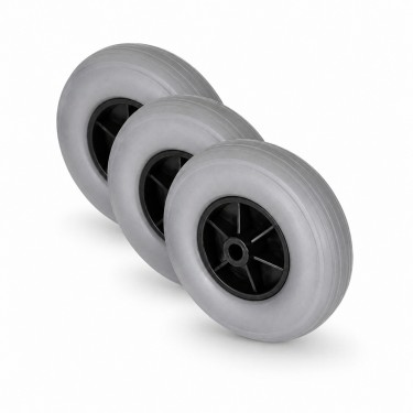 Jeu de 3 roues de rechange pour rollator Delta
